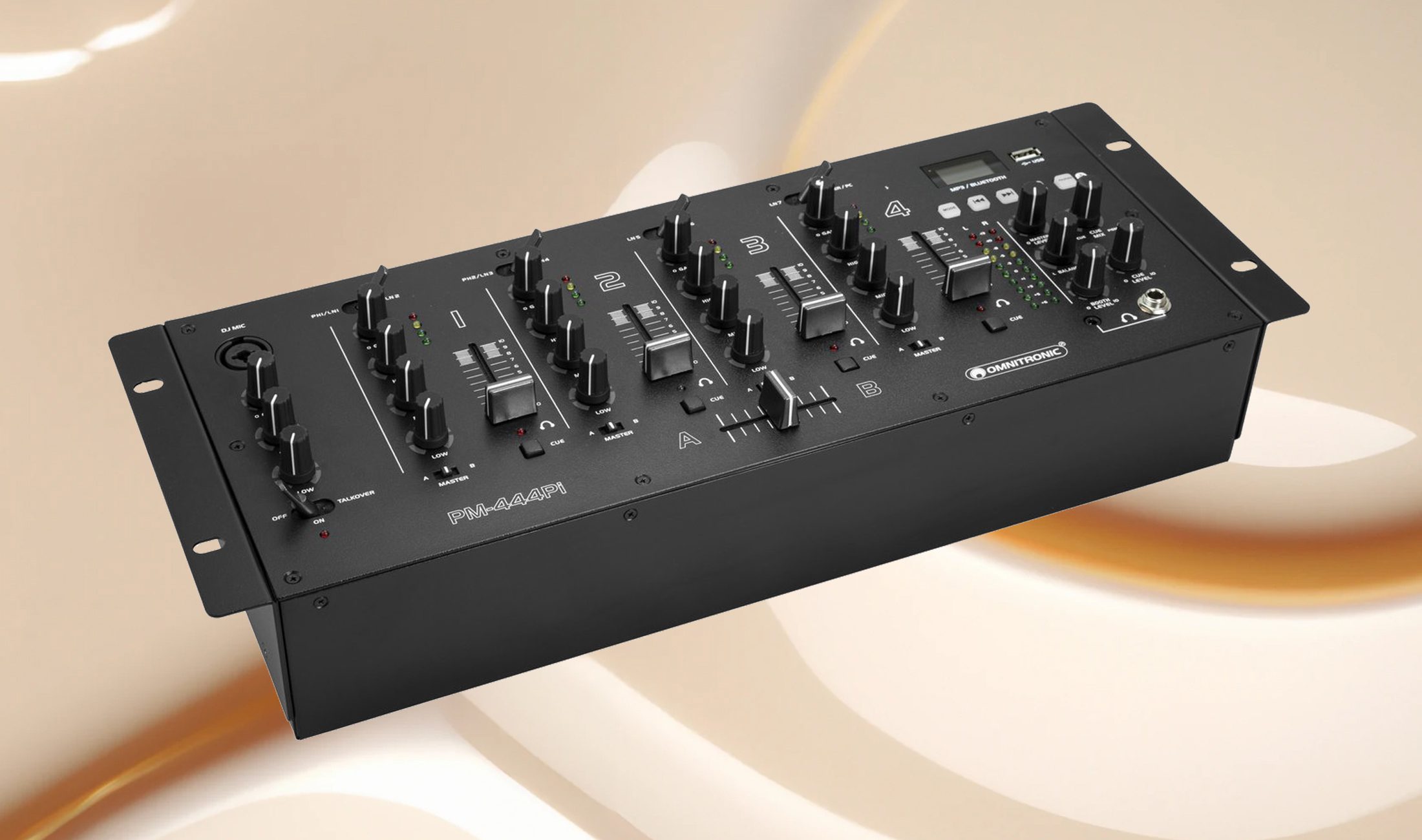 Omnitronic PM-444Pi im Test.