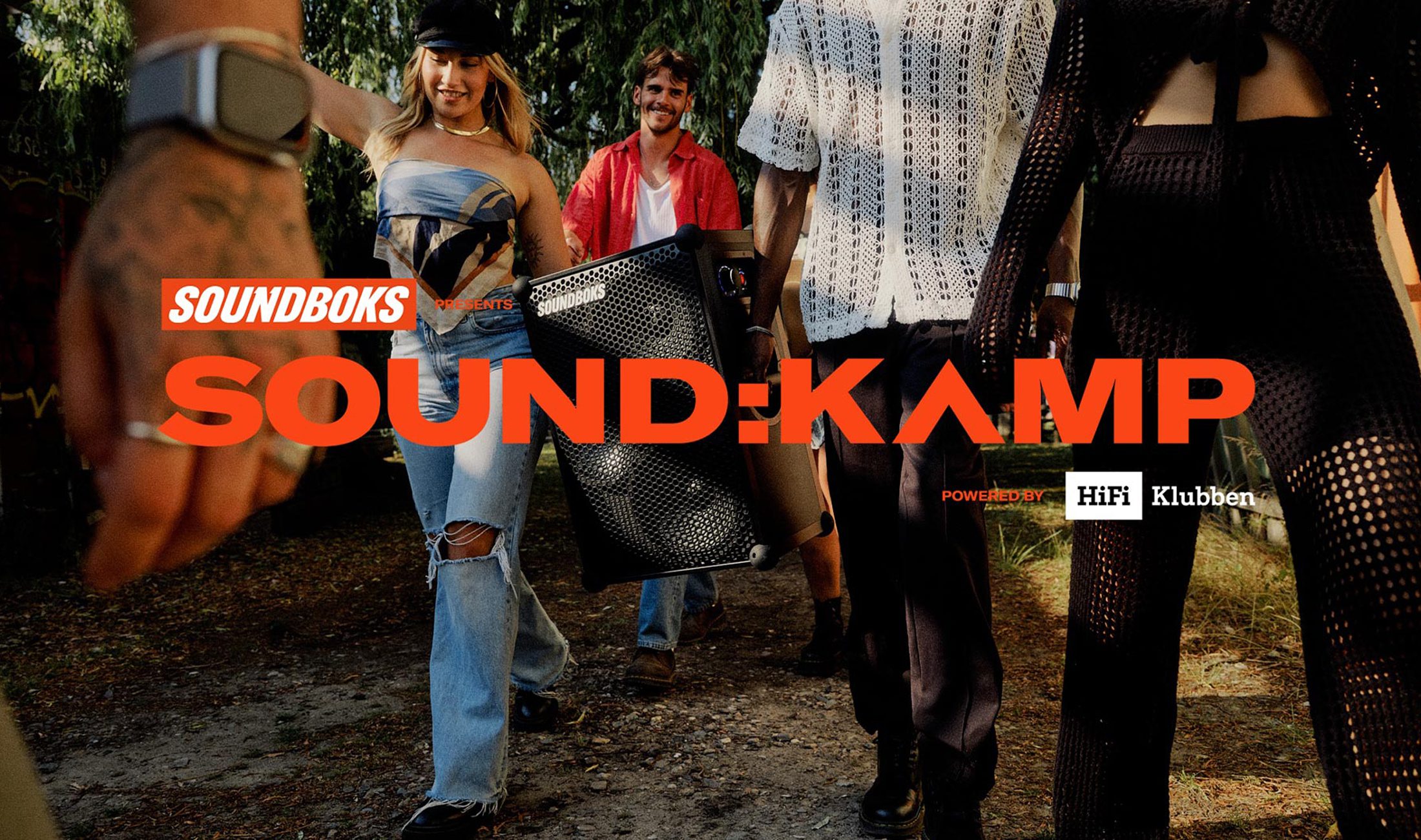 Die SOUND:KAMP-Kampagne von Soundboks.