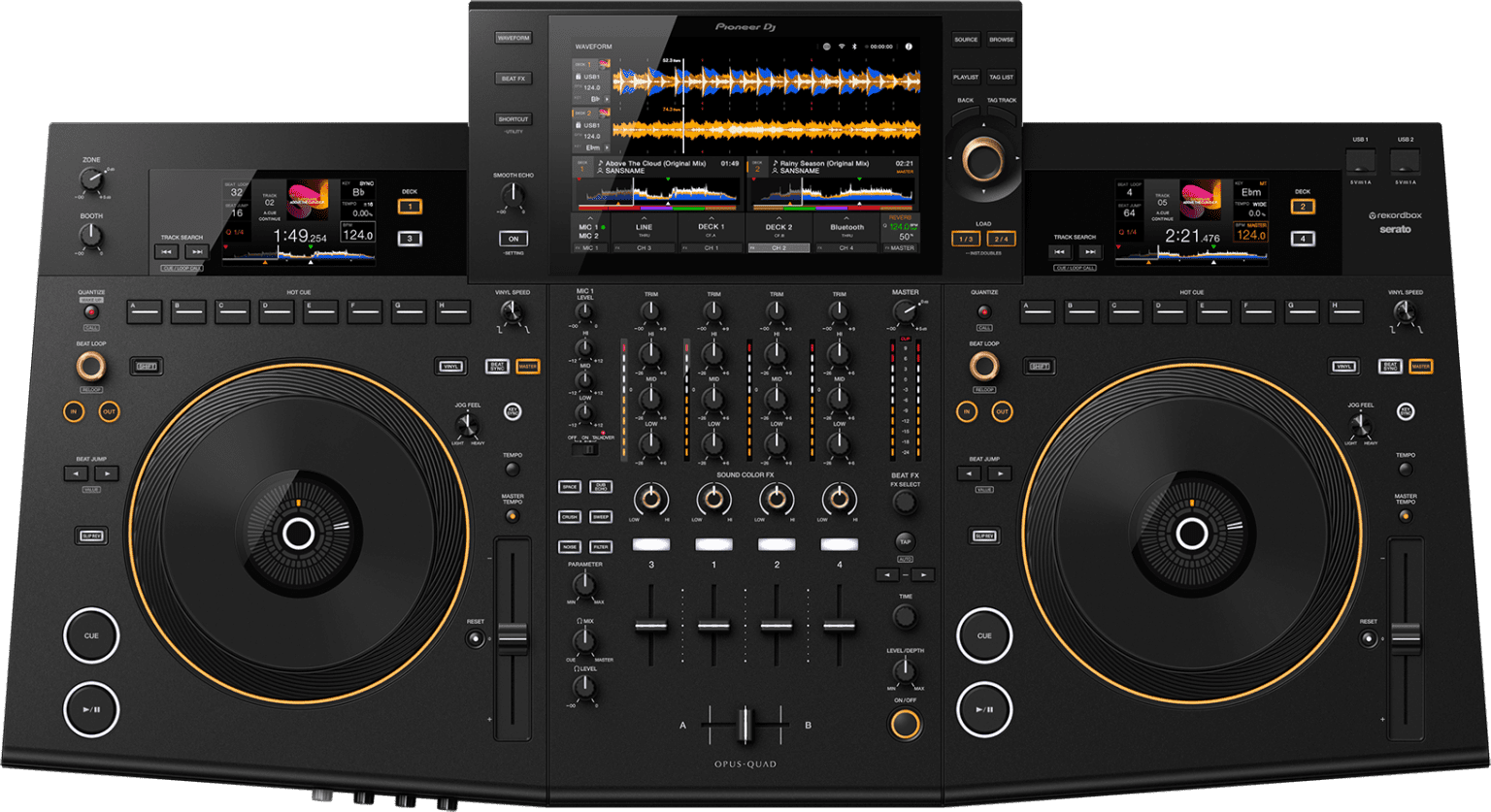Test Pioneer DJ Opus Quad / vierkanalige DJWorkstation DJ LAB
