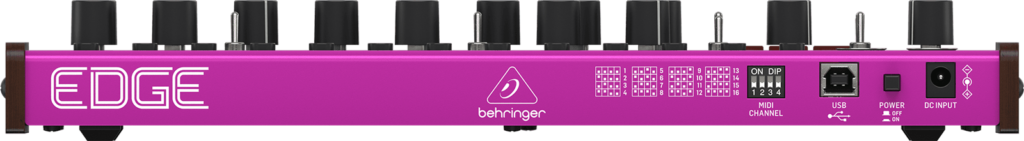 Behringer Edge Anschlüsse.