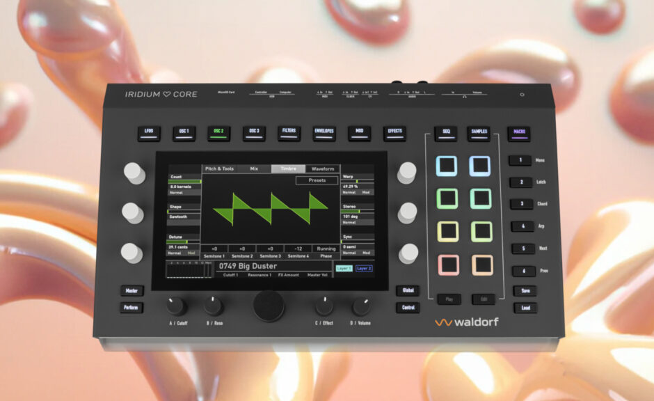 Waldorf Iridium Core: Kompakte Version mit 12 Stimmen