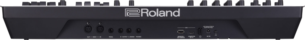 Roland Gaia 2 Anschlüsse.