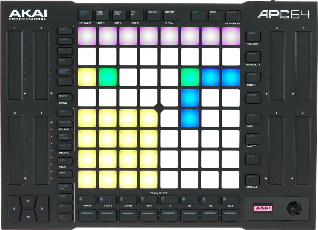 AKAI APC64 Draufsicht.