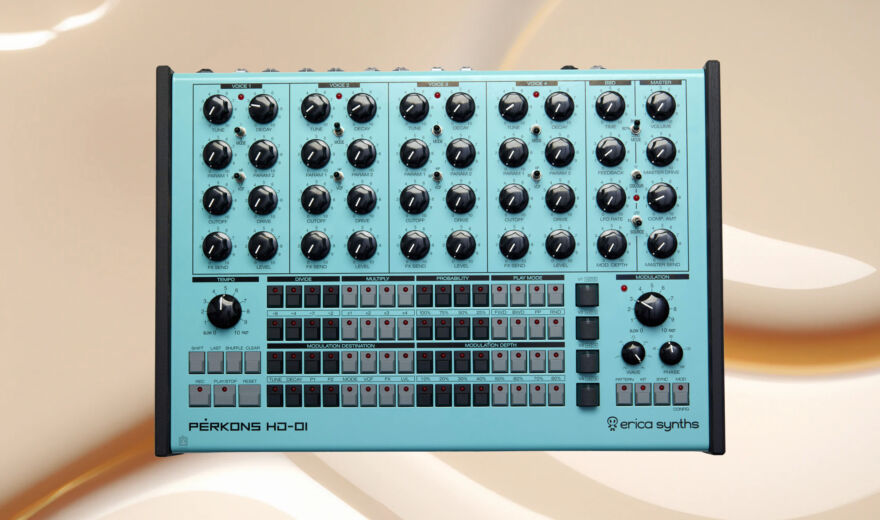 Test: Erica Synths Perkons HD-01 – Percussion Synthesizer