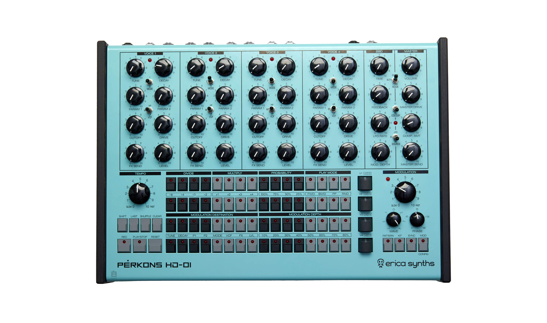 Test: Erica Synths Perkons HD-01 – Percussion Synthesizer