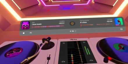 Algoriddim djay: Apple-Music-Integration und App für Apple Vision Pro
