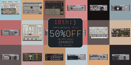 D16 Group feiert 18. Geburtstag mit 50% Rabatt auf alle Plugins