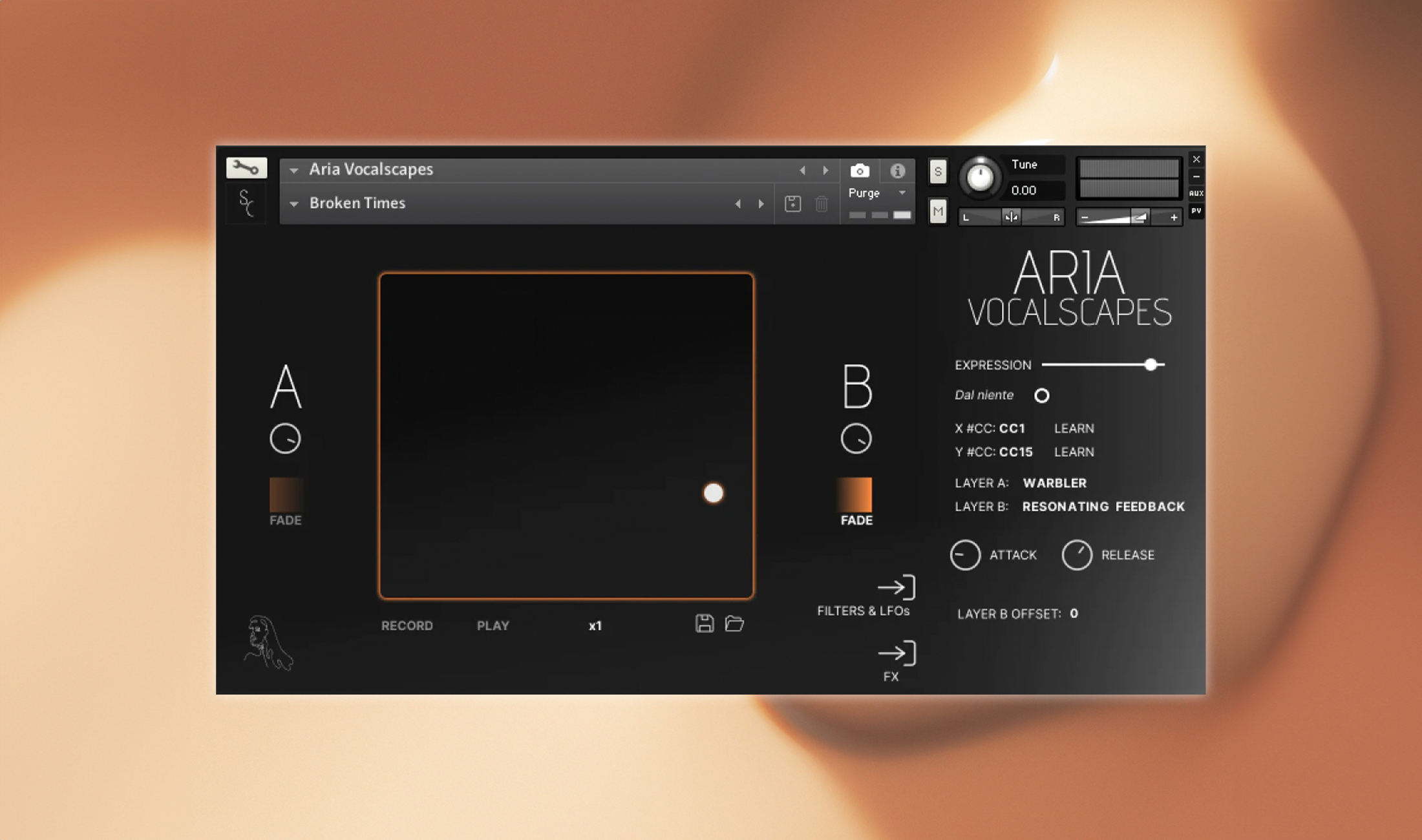 Aria Vocalscapes Plugin.