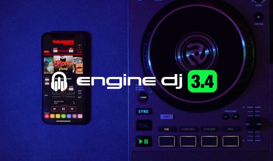 Engine DJ OS 3.4: Audio-Input und Keyboard-Unterstützung über Bluetooth