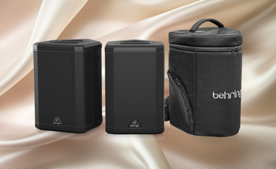Behringer B1X und B1C: Zwei neue akkubetriebene PA-Lautsprecher