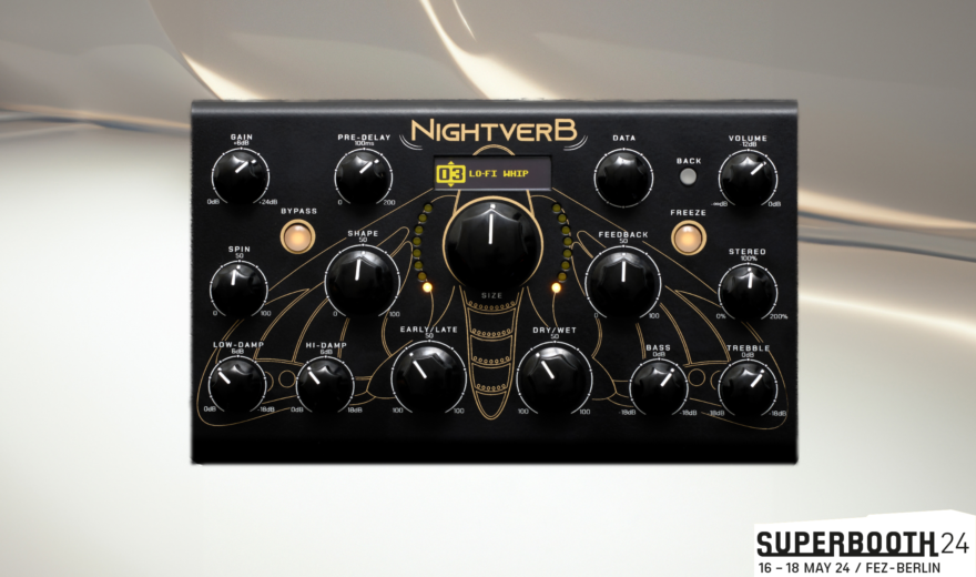 Superbooth 24: Erica Synths Nightverb – musikalisches Hallgerät