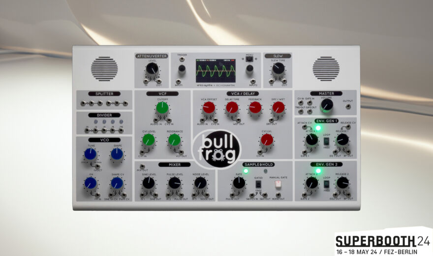 Superbooth 24: Erica Synths Bullfrog XL – Große Version des Lernsynthies