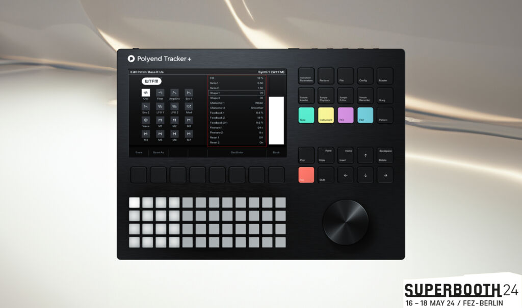 Superbooth 24: Polyend Tracker+ – Update mit neuen Synth-Engines - DJ LAB