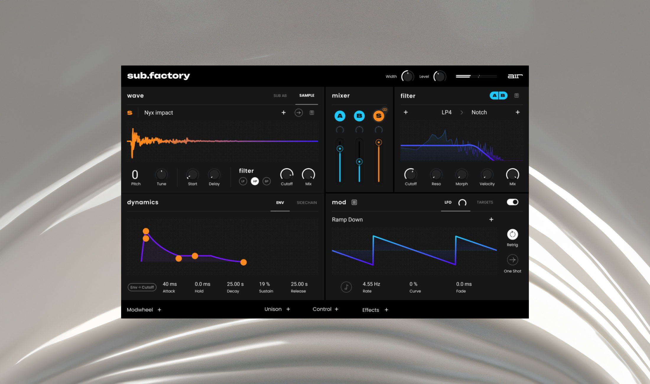 AIR Music Tech Sub Factory: VST- und MPC-Plugin für fette Bässe