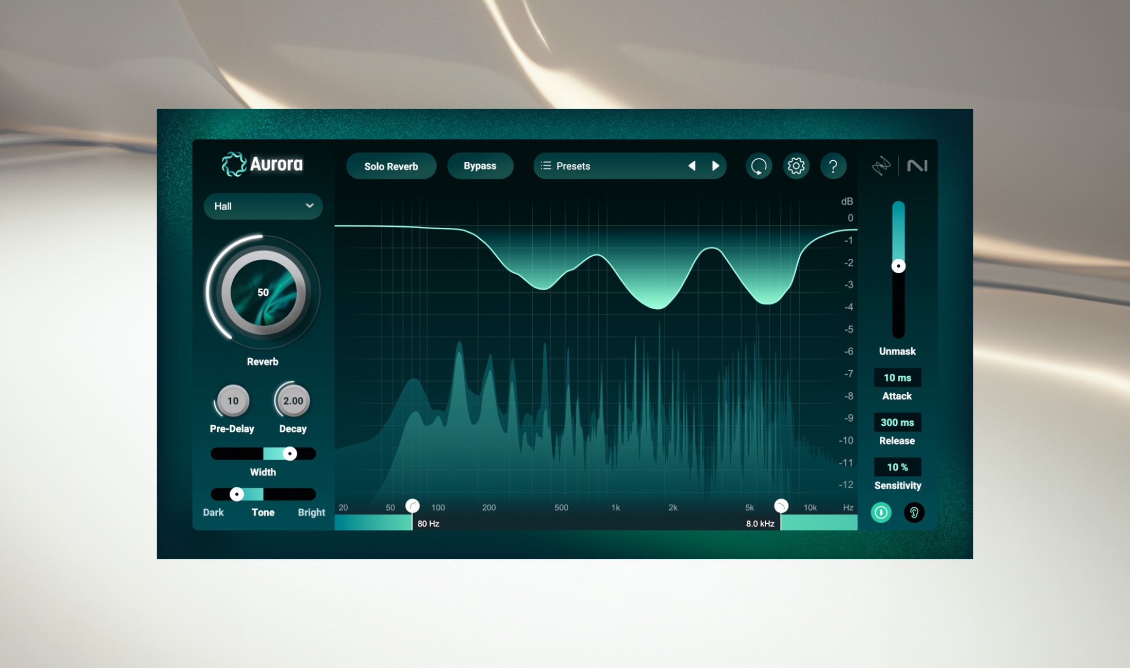 iZotope Aurora: Cleveres Hall-Plugin für transparente Mixe