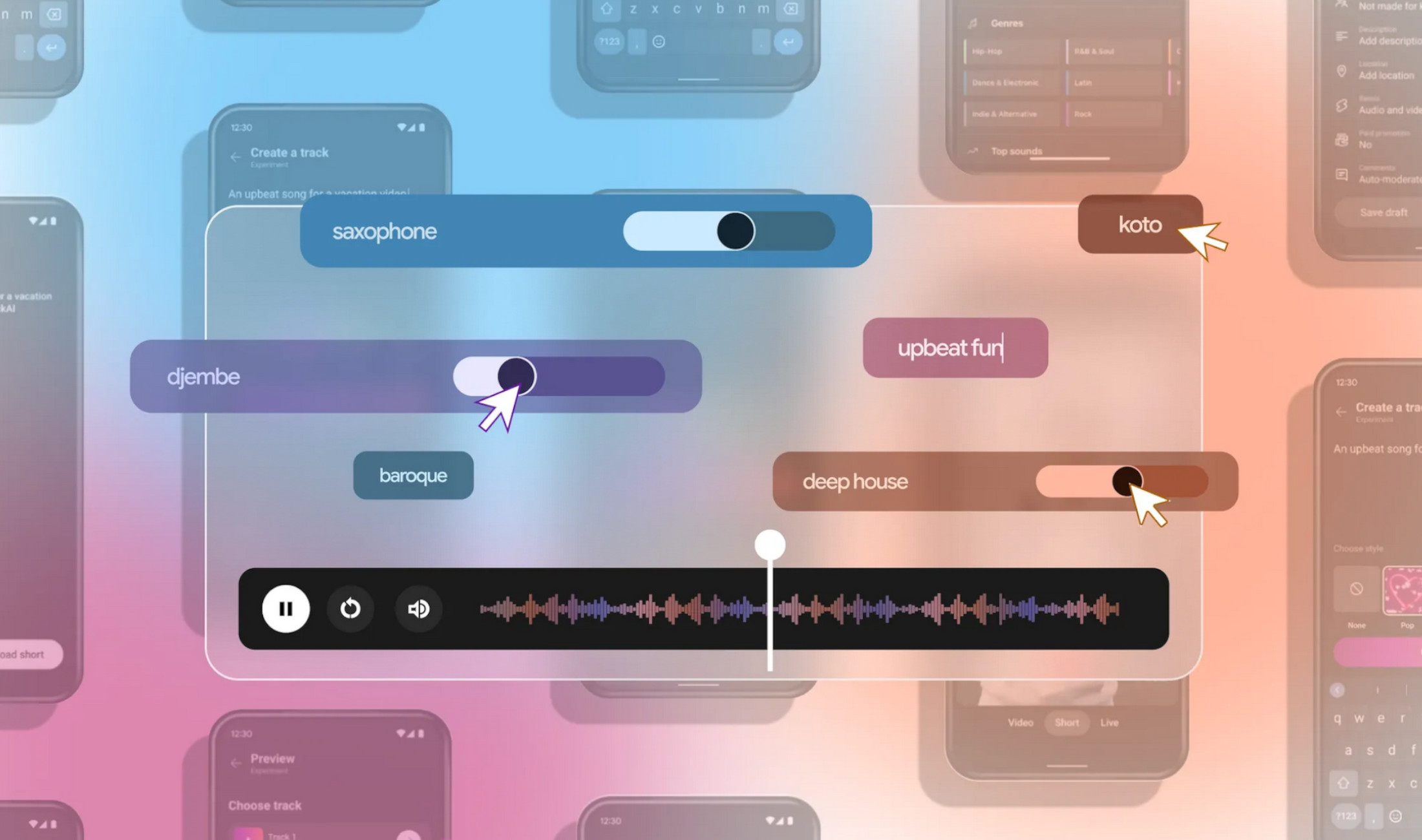 Das neue KI-Tool MusicFX DJ von Google