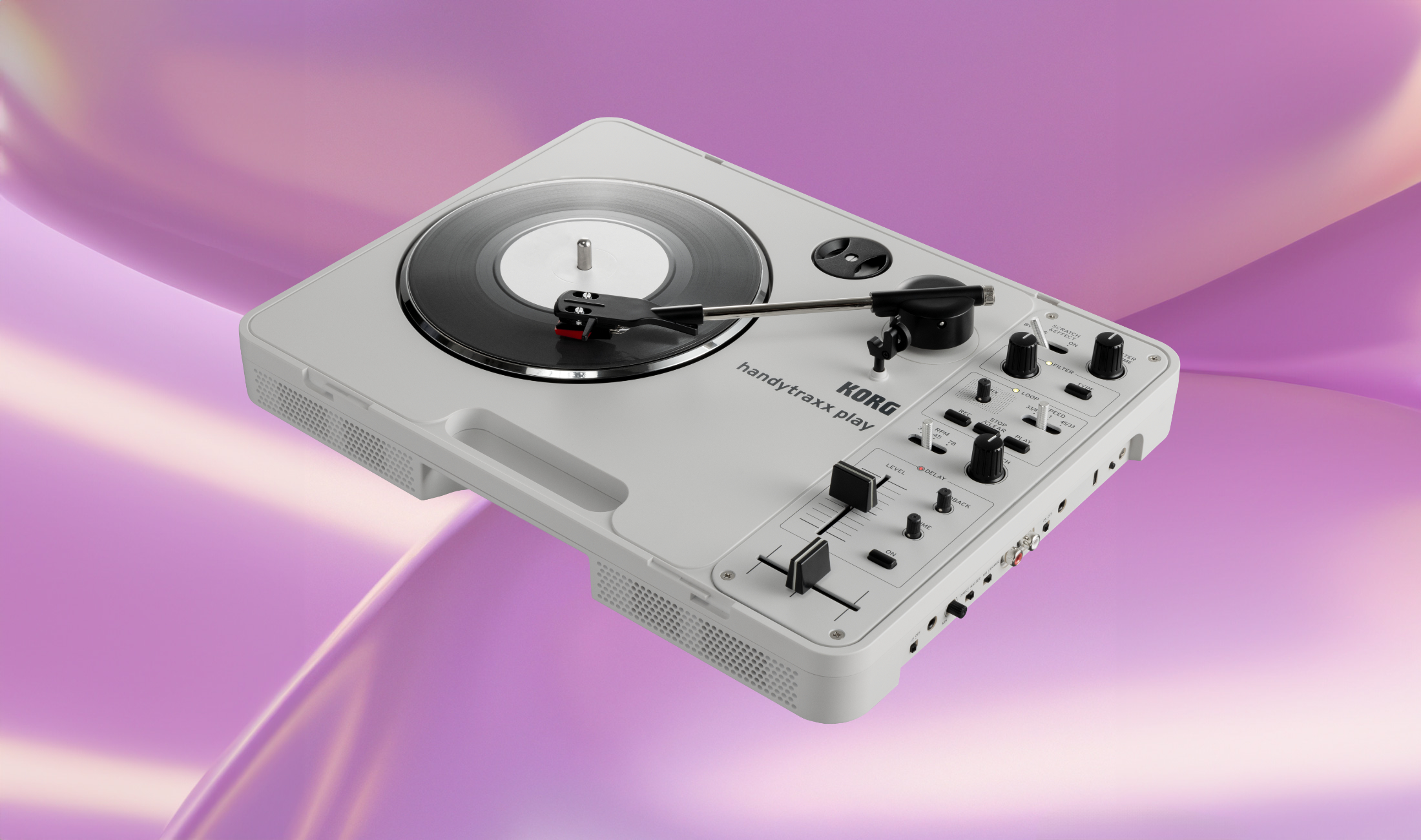 Mobile Plattenspielerserie Korg Handytraxx