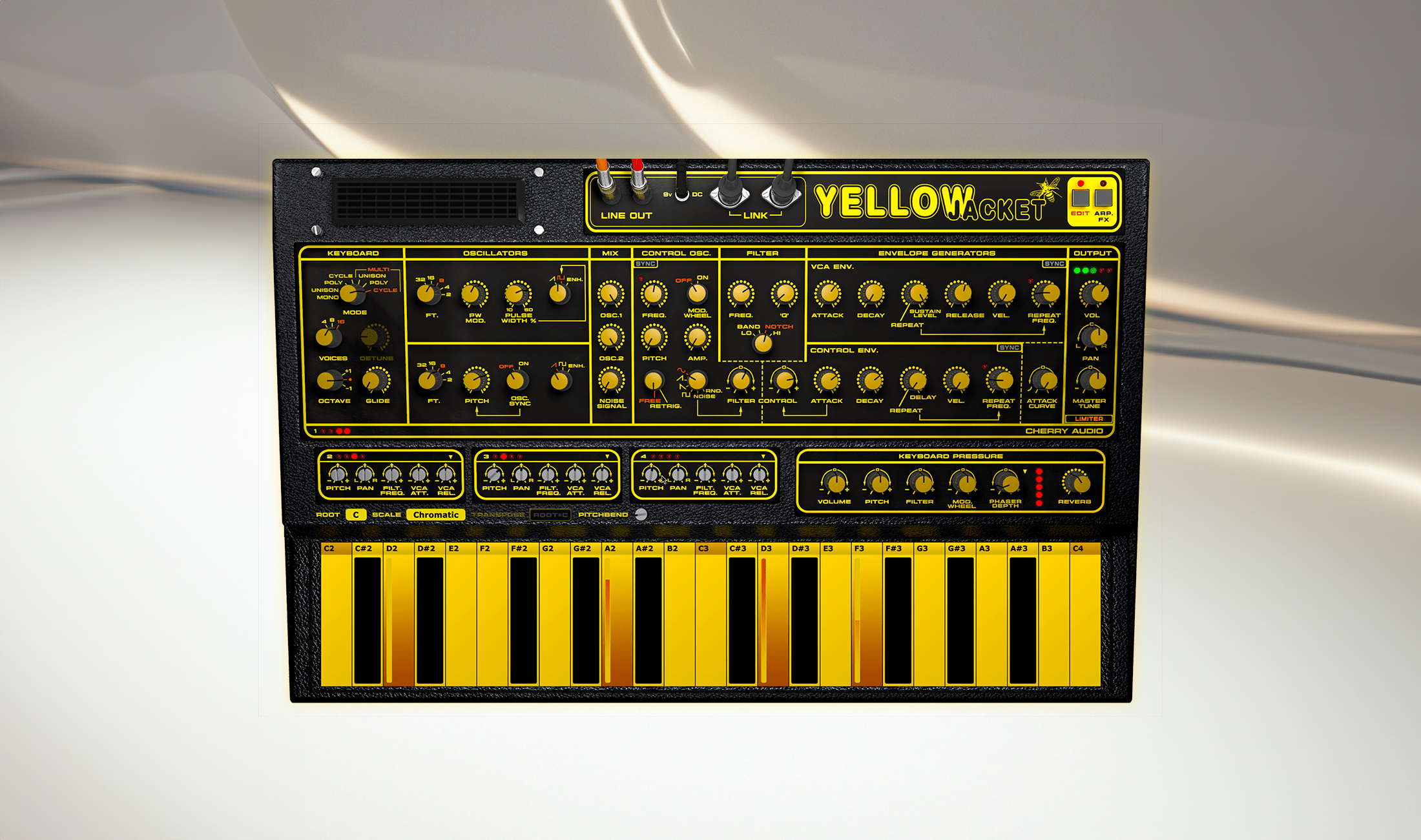 Cherry Audio Yellowjacket: Legendärer WASP-Synthesizer als Plugin veröffentlicht