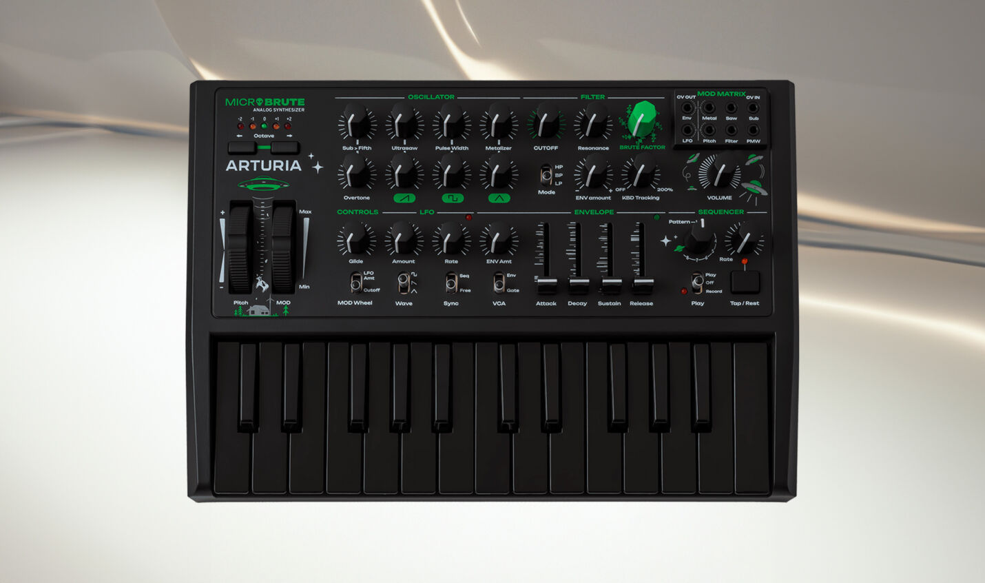 Arturia MicroBrute: Rückkehr in neuer UFO-Optik
