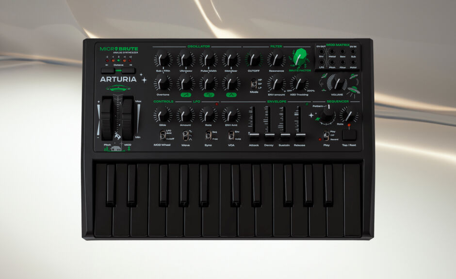 Arturia MicroBrute: Rückkehr in neuer UFO-Optik