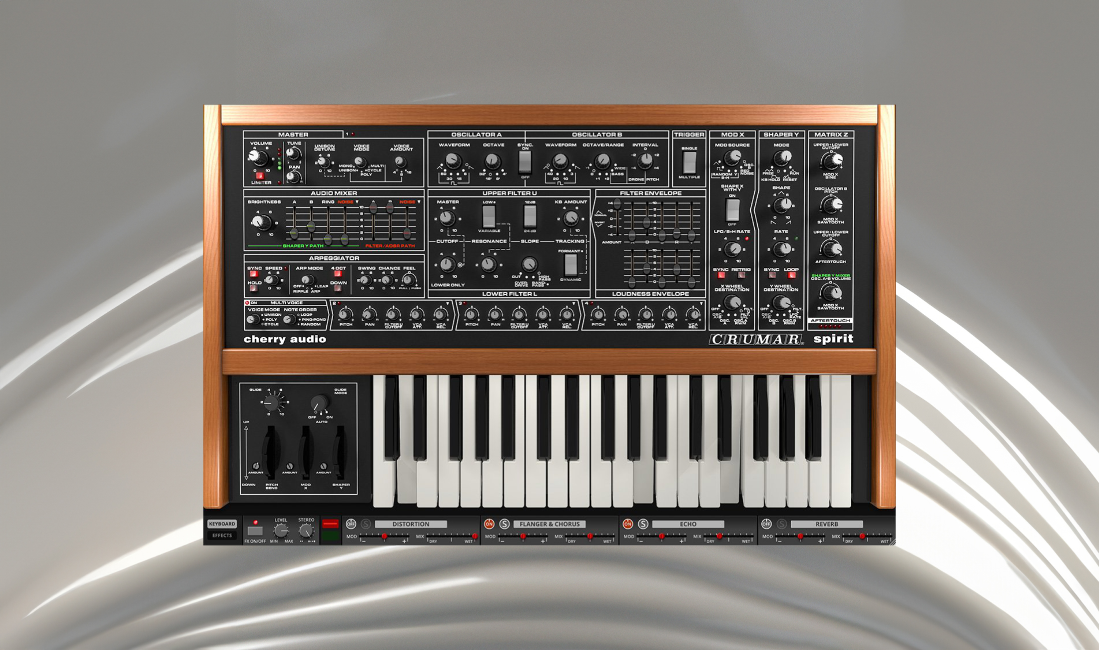Cherry Audio Crumar Spirit: Synthesizer-Klassiker als Plug-in