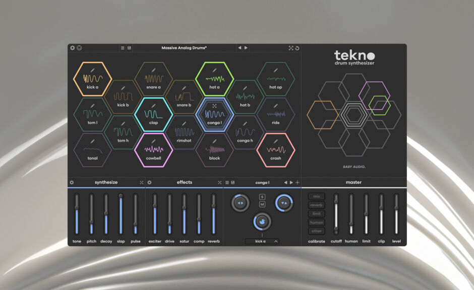 Baby Audio Tekno: Neues Plug-in erzeugt elektronische Drums ohne Samples