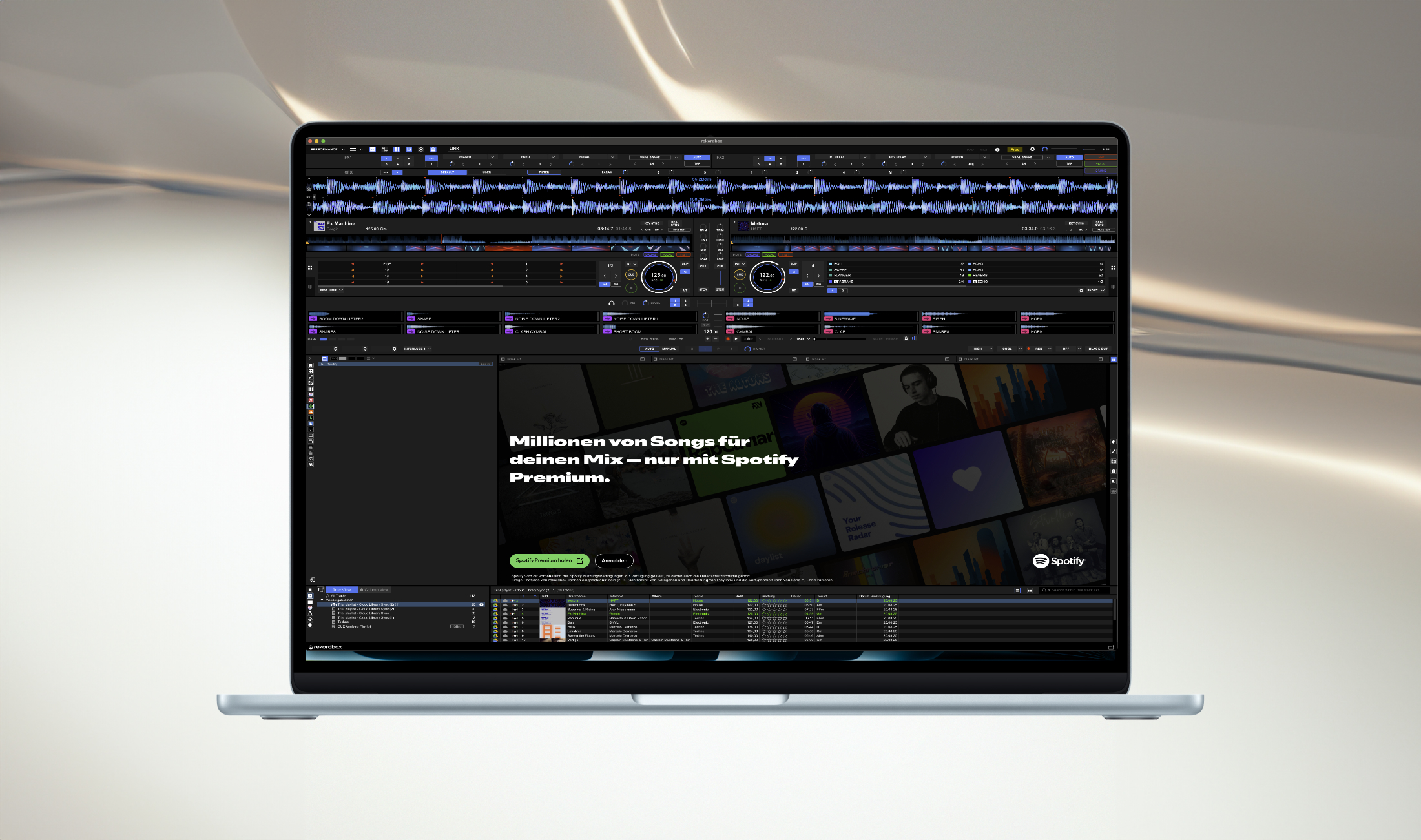 AlphaTheta: Rekordbox-Update integriert Spotify im Performance-Modus