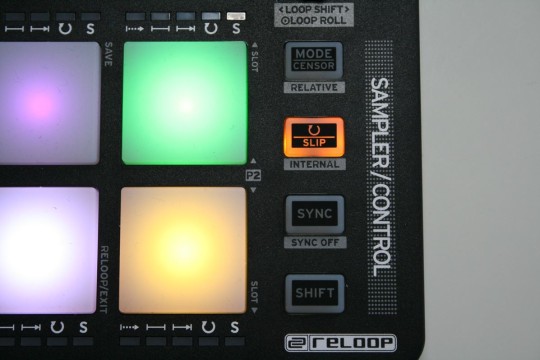 Reloop Neon - Sampler/Control-Taster