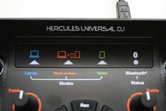 Hercules Universal DJ - Modusanzeige