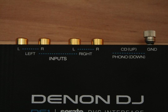 Denon DJ - DS1 - Eingänge