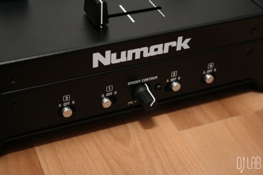 Numark NS7 III - Crossfader-Einstellungen