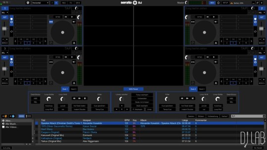 Numark NS7 III - Serato DJ MIDI-Programmierung